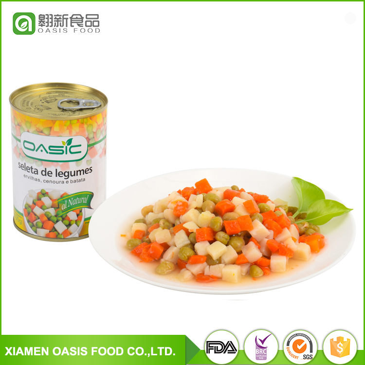 canned mixed vegetables from Oasis Food